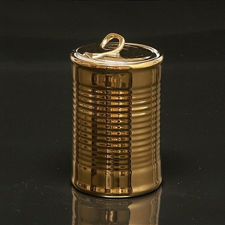 Pote MEDIO Acucareiro Em Porcelana Dourada Seletti "Limited Gold Edition"