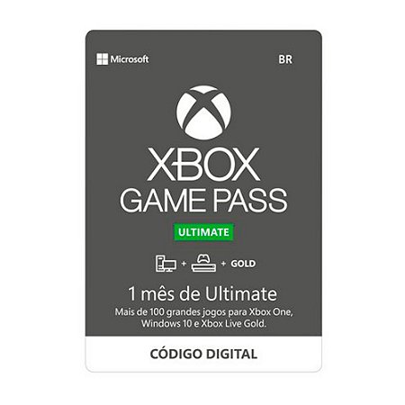 Xbox Game Pass Ultimate por 3 Meses, Microsoft - Código Digital - PT 1 UN