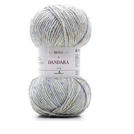 FIO DANDARA PINGOUIN COR 2877 GREY TWEED 100 GR