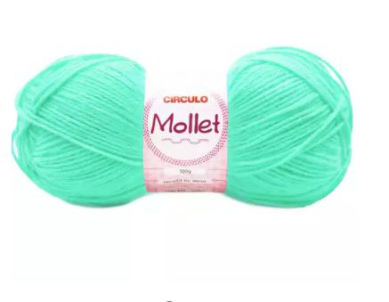 FIO MOLLET CIRCULO COR 5743 NEON MINT 100 GR