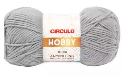 FIO HOBBY 160 MTS 100 GR COR 8473 ALUMÍNIO