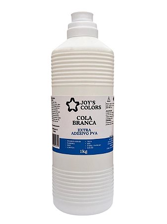 COLA BRANCA EXTRA PVA ADESIVO JOYS COLORS 1 KG