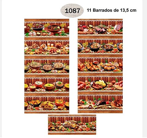 11 BARRADOS DE 13,5 CM IGARATINGA REF 1087