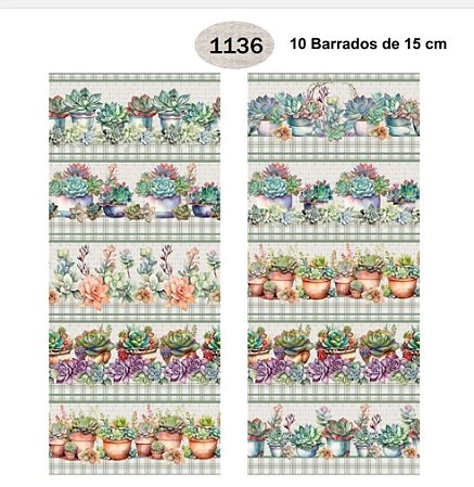 10 BARRADOS DE 15 CM IGARATINGA REF 1136
