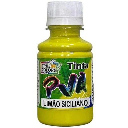 TINTA PVA FOSCO TRUE COLORS COR 7149-LIMÃO SICILIANO 100 ML
