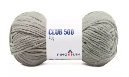 FIO CLUB 500 PINGOUIN 40GR COR 0824 ARGENTO