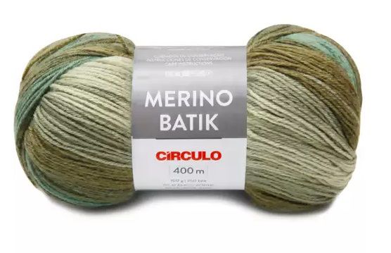 FIO BATIK MERINO CÍRCULO 100 GR COR 9791 RENDA PORTUGUESA