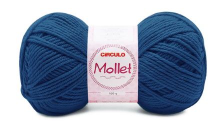 FIO MOLLET CIRCULO COR 0530 PACÍFICO 100 GR