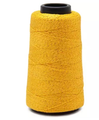 LINHA LIZA BRILHO OURO GROSSA COR 807 MANTEIGA