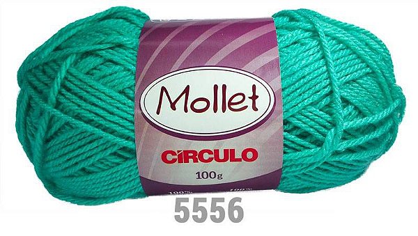 FIO MOLLET CIRCULO COR 5556 TIFFANY 100 GR