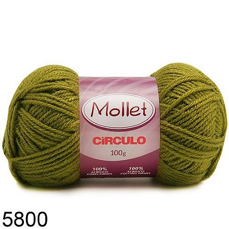 FIO MOLLET CIRCULO COR 5800 100 GR