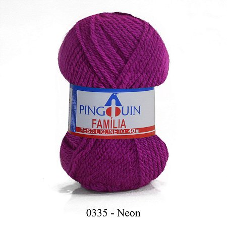 FIO FAMILIA 40 GR COR 0335 ROXO NEON FL