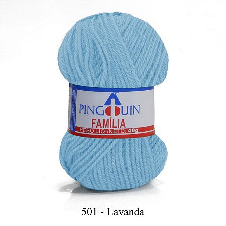 FIO FAMILIA 40 GR COR 501 AZUL LAVANDA