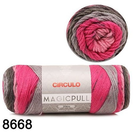 FIO MAGIC PULL 306 MTS CIRCULO COR 8668 MESC YPE