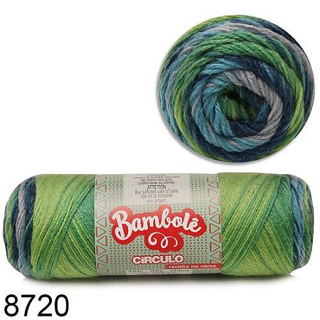 FIO BAMBOLE 410 MTS 100GR COR 8720 CIRCULO