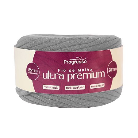 FIO DE MALHA ULTRA PREMIUM FM028 28MM COR 084 PRATA 185 MTS