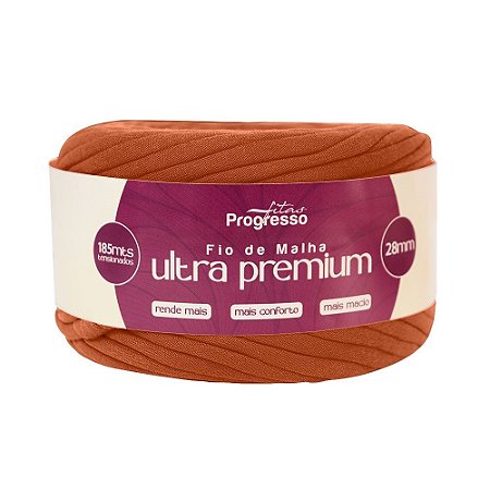 FIO DE MALHA ULTRA PREMIUM FM028 28MM COR 2000 CARAMELO 185 MTS
