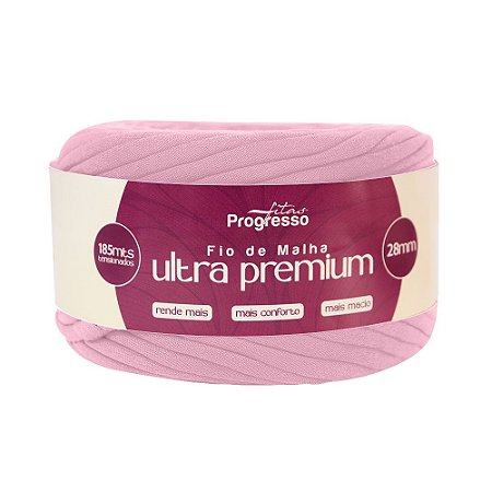 FIO DE MALHA ULTRA PREMIUM FM028 28MM COR 310 ROSA BEBê 185 MTS
