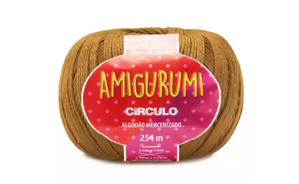 LINHA AMIGURUMI 125 G COR 7077 DOCE DE LEITE
