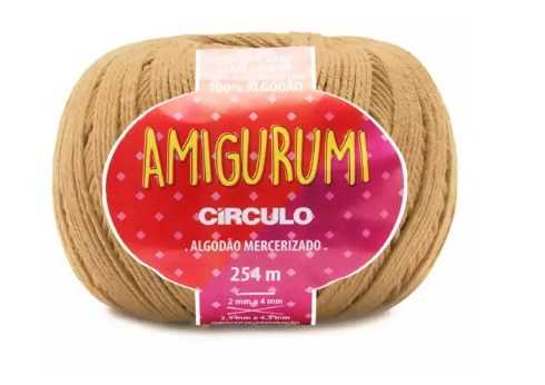 LINHA AMIGURUMI 125 G COR 7076 CARAMELITO