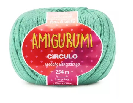 LINHA AMIGURUMI 125 G COR 5091 CELESTE