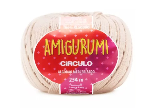 LINHA AMIGURUMI 125 G COR 3061 GARDÊNIA