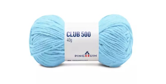 FIO CLUB 500 PINGOUIN 40GR COR 0501 LAVANDA