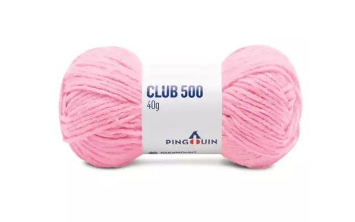 FIO CLUB 500 PINGOUIN 40GR COR 0377 SONHO