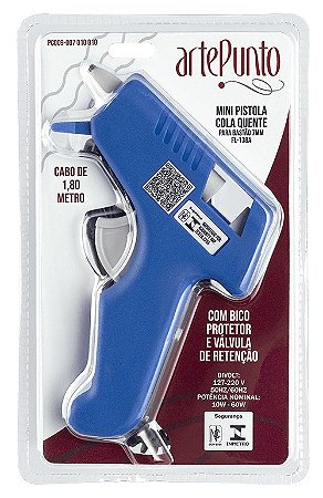 MINI PISTOLA COLA QUENTE PC009-007 007 010 AZUL ARTEPUNTO