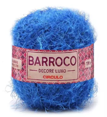 BARROCO DECORE LUXO 280 GR 180 MTS COR 203 AZUL