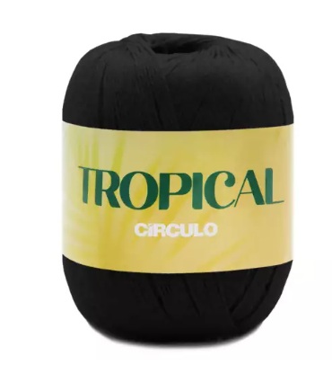 FIO TROPICAL 147,5 GR COR 8990 PRETO 450 MTS CÍRCULO