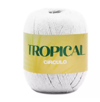 FIO TROPICAL 147,5 GR COR 8001 BRANCO 450 MTS CÍRCULO