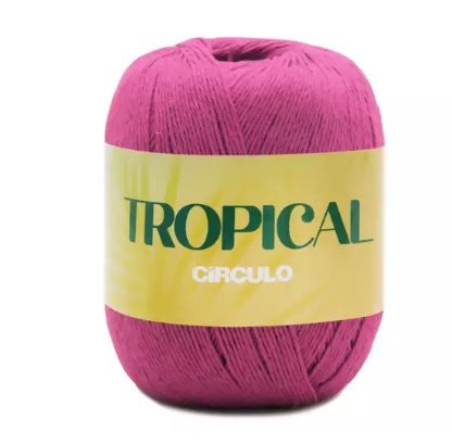 FIO TROPICAL 147,5 GR COR 6122 PINK 450 MTS CÍRCULO
