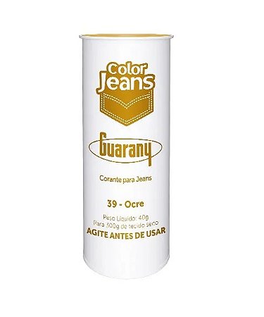 CORANTE DIRETO COLOR JEANS 40 G COR 39 OCRE GUARANY