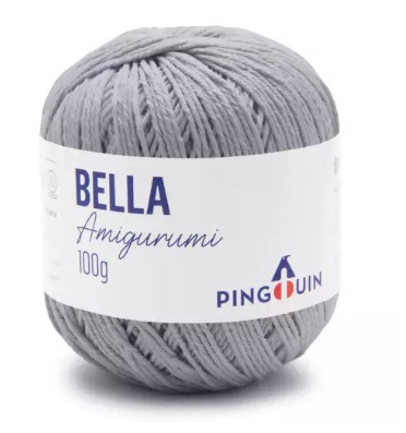 FIO BELLA AMIGURUMI COR 1819 STEAL 203 MTS 100 GR PINGOUIN