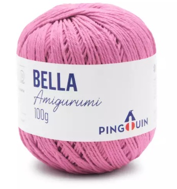 FIO BELLA AMIGURUMI COR 0388 ROSÁLIA 203 MTS 100 GR PINGOUIN