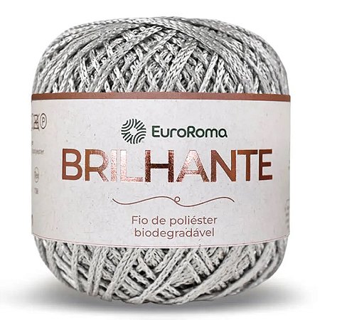 EUROROMA BRILHANTE COR 260 PRATA 100 GR 136 MTS
