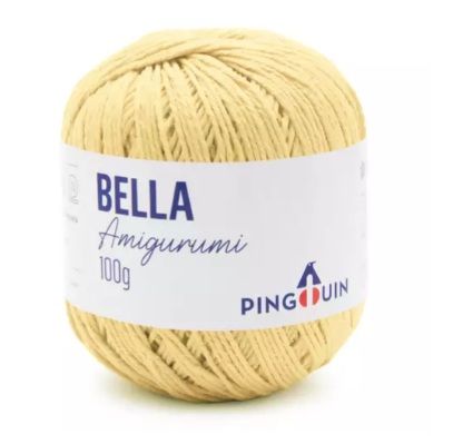 FIO BELLA AMIGURUMI COR 0229 YELLOW 203 MTS 100 GR PINGOUIN