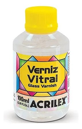 VERNIZ VITRAL BRILHANTE INCOLOR 100 ML