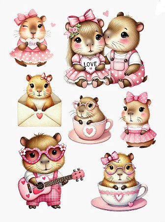 ESTAMPA FÁCIL EST 111341 CAPIVARAS POP - FABRICART