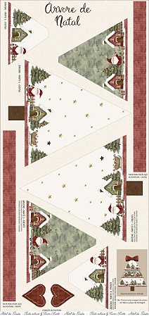 PAINEL ÁRVORE DE NATAL DOS SONHOS REF NAT118 FUXICOS E FRICOTES