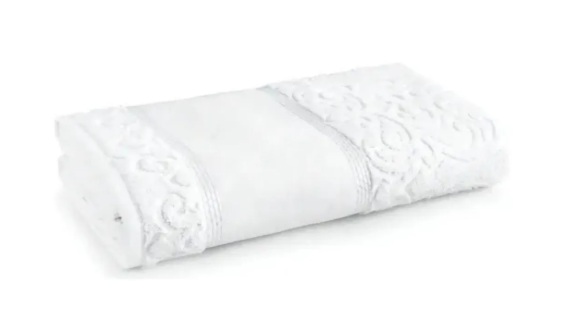 TOALHA BANHO P/P MELINA II 74X140 M COR 01 BRANCO - KARSTEN