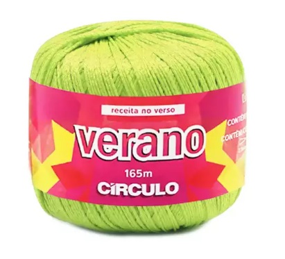 LINHA CROCHE VERANO COR 5583 VERDE NEON