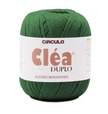FIO CLÉA DUPLO COR 5398 MUSGO 150 GR 508 MTS CÍRCULO