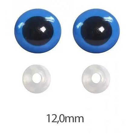 OLHO AMIGURUMI AZUL 12MM 10 PARES