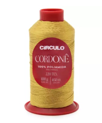 FIO CORDONÊ CÍRCULO COR 1013 CAPIM DOURADO 450 MTS