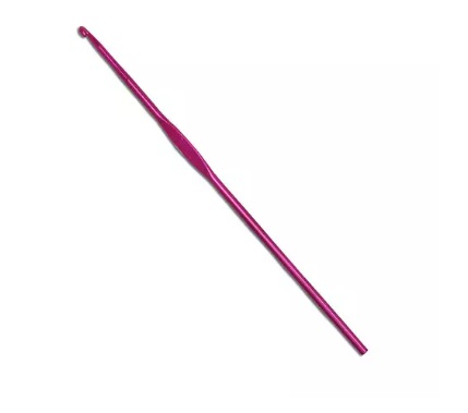AGULHA CROCHE 2,5MM ALUMÍNIO CÍRCULO