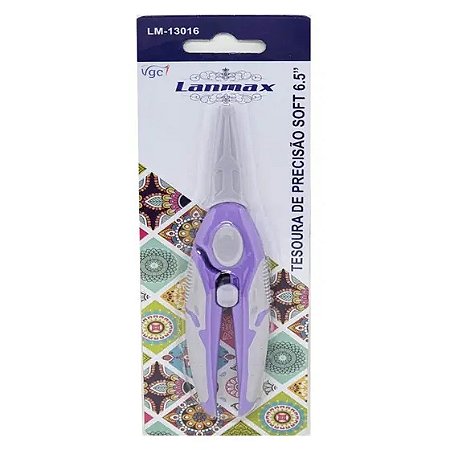 TESOURA DE PRECISÃO SOFT 6,5 POL LANMAX