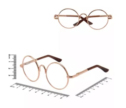 OCULOS PARA AMIGURUMI 8,5X3,5 REF 455466 COR 70 DOURADO CÍRCULO