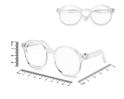 OCULOS PARA AMIGURUMI 9X3,6 REF 455440 COR 10 TRANSPARENTE CÍRCULO